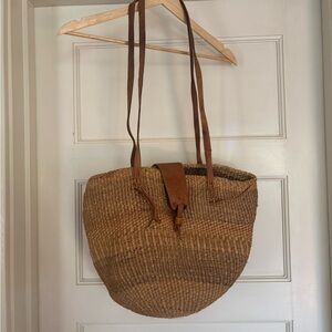 Vintage Woven Tote Bag